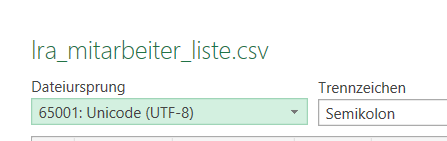 CSV Import