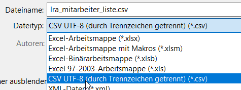 CSV Import