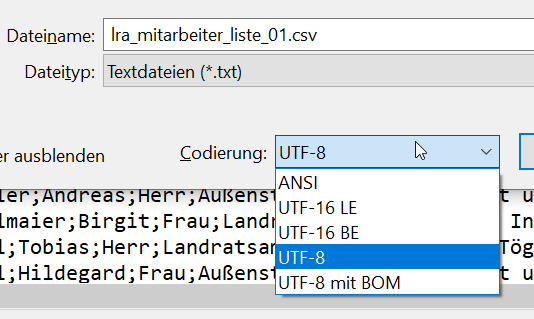 CSV Import