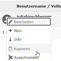 Redakteurszugang erstellen