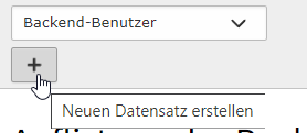 Redakteurszugang erstellen
